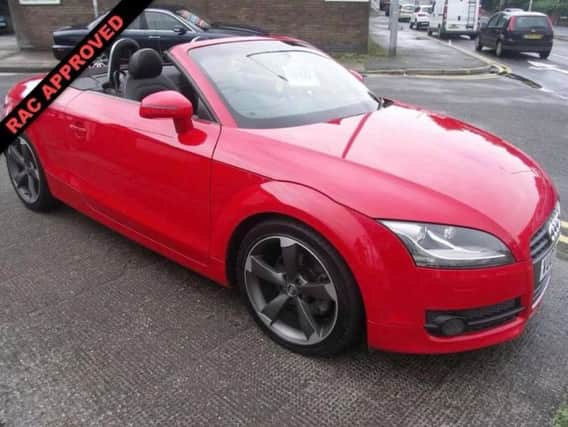 A 2007 red Audi TT convertible with a registration number of VU07 GPV was taken from the garage