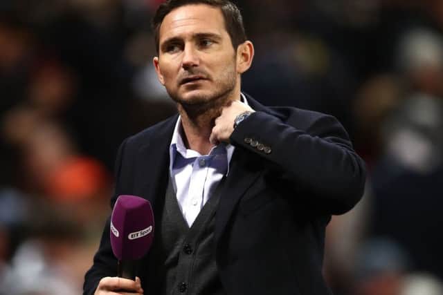 Frank Lampard has swapped TV punditry for the Derby job