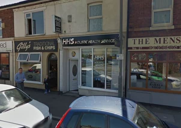 The HHS 'hairdresser's' shop in Golden Hill Lane