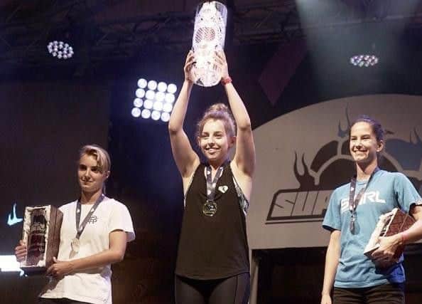 Liv won the 2017 Super Ball freestyle football world championships in Prague, aged just 18 at the time. She will return to the city in August to defend the title.