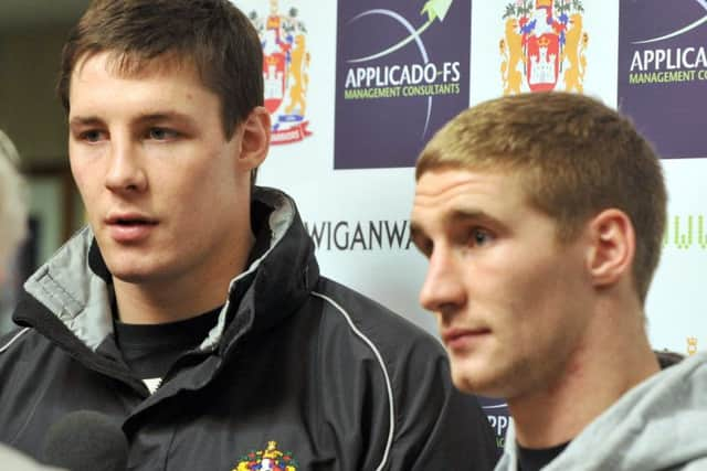 Joel (left) and Sam Tomkins