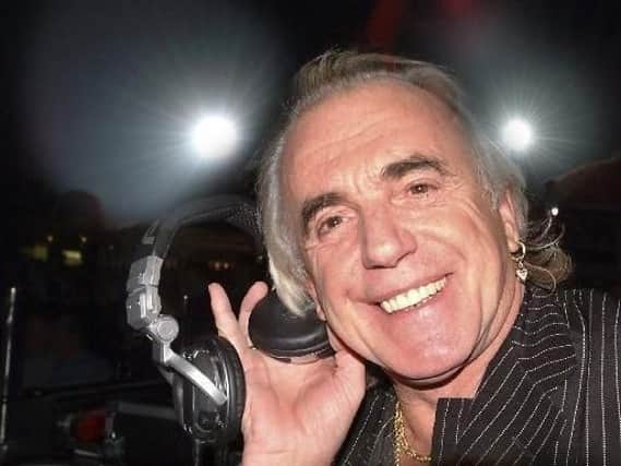 Peter Stringfellow on the decks at the opening of Syndicate nightclub in Blackpool