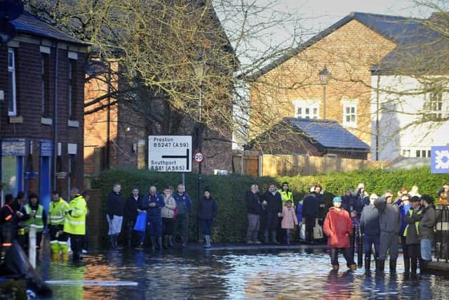 Floods in Lancashire in 2015