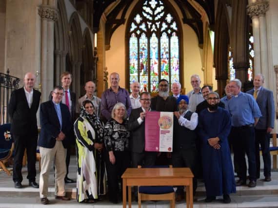 Christians, Muslims, Sikhs and Hindus all gathered at St Johns Minster in Church Street on Thursday, June 7 to make the pledge.