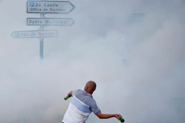 Violence in Marseille, France, during Euro 2016