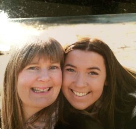 Ellie Astley with her mum, Alexandra, who died of cancer in May
