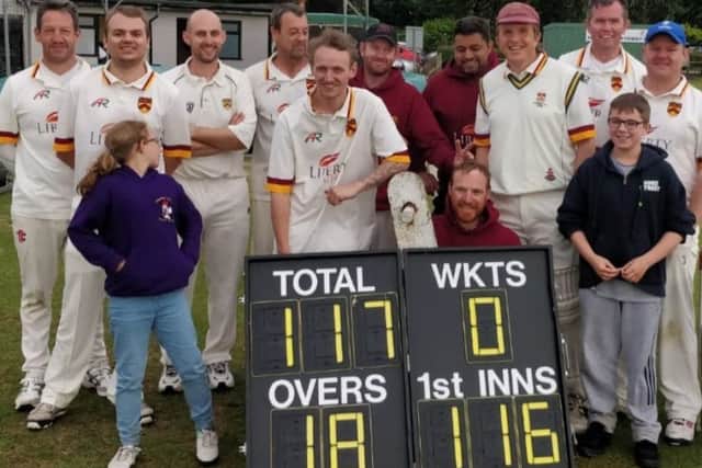 White Coppice celebrate a big win on Saturday