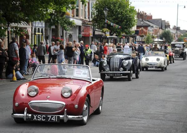 Lytham Club Day. 
Classic cars in the procession.  PIC BY ROB LOCK
23-6-2018