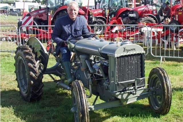 David Hodgson of Great Eccleston at Garstang Show with his 1938 Ferguson-Brown