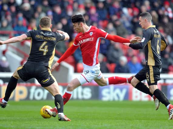 Kieffer Moore scored four times for Barnsley as they were relegated from the Championship