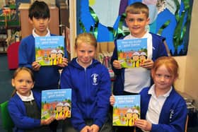 All Saints CE Primary School, in Chorley, has a whole new library  reading materials, thanks to leading homebuilder, Taylor Wimpey Manchester.