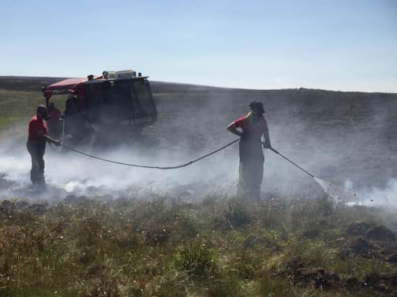 Firefighters have been battling the blaze for over a week