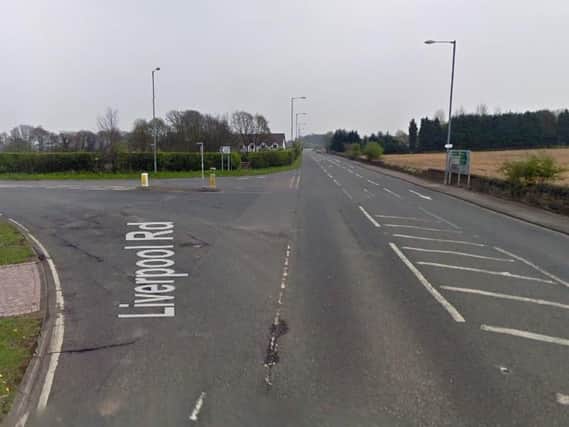 The junction where the crash happened (Picture: Google)