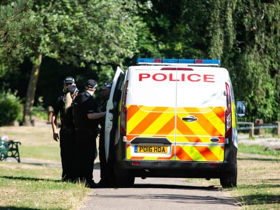 The body of a man has been found in the park