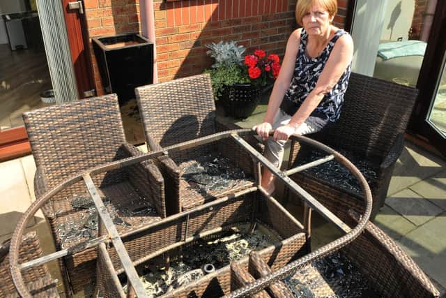 Christine is now warning the public to be vigilant around their glass tables.