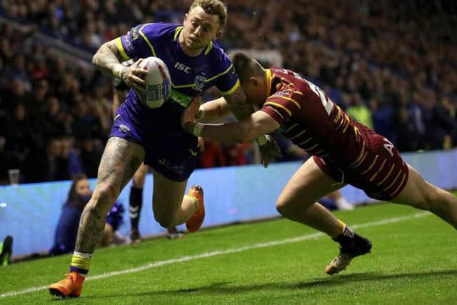 Charnley now plays for Warrington Wolves following spells with Wigan Warriors and Sale Sharks (Photo: PA).