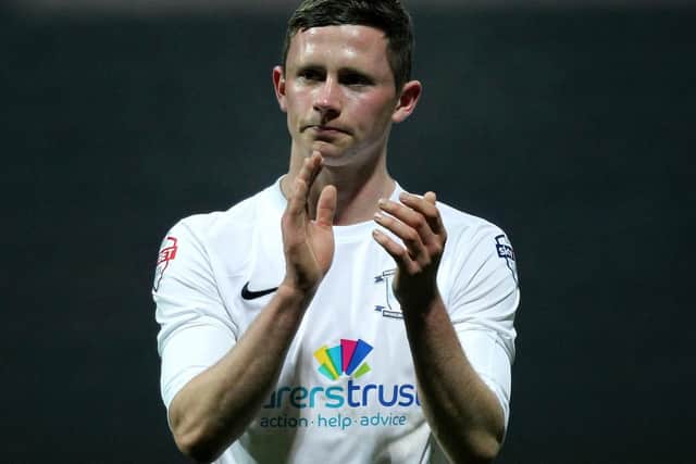 Alan Browne after making his debut for PNE in March 2014