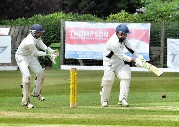 Action from Preston's defeat by Fulwood and Broughton in May