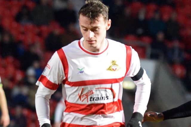 Liam Mandeville has joined Morecambe on loan from Doncaster Rovers