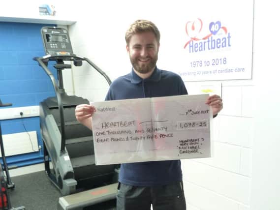Heartbeat fitness instructor Michael Gardner, from Preston, completed the Simply Health Great Manchester Half Marathon, raising more than 1,000.