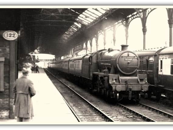 Preston railway station in 1954