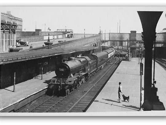 Preston railway station in the early 1950s