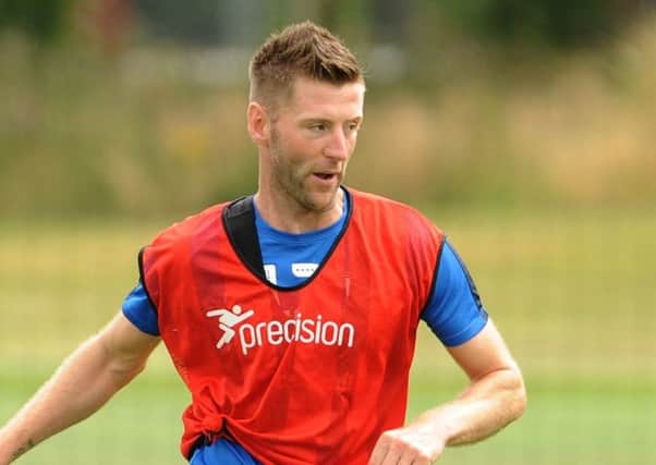 Paul Gallagher is put through his paces in pre-season training