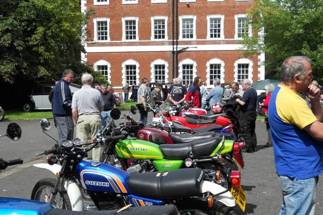 Lytham Hall is the setting for a Classic Car & Motorbike Show