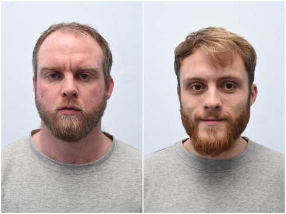 National Action leader Christopher Lythgoe, left, was jailed for eight years and senior member Matthew Hankinson was jailed for six years following an Old Bailey trial