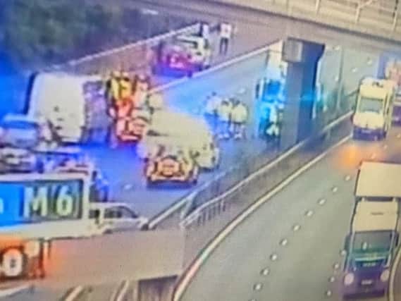 North West Motorway Police shared this image of the scene on social media