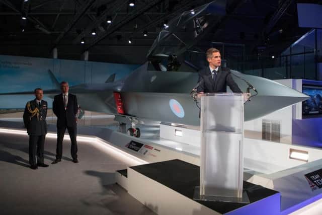 The new Tempest is unveiled by Defence Secretary Gavin Williamsojn