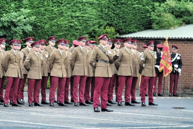 Picture by Julian Brown 21/07/18



The King's Royal Hussars parade through Leyland to celebrate their Freedom of the Borough.