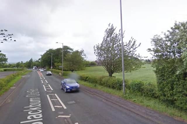 Police were called to the crash on Blackburn Old Road