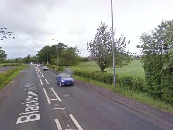 Police were called to the crash on Blackburn Old Road