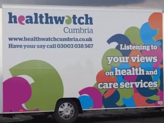 The Healthwatch Chatty Van.