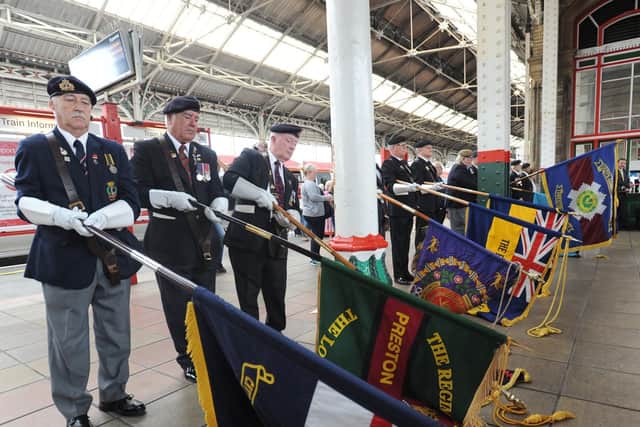 Preston Pals memorial service at Preston Railway Station