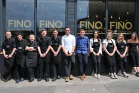 The team at Fino Tapas including owner Mark O'Rourke (centre).