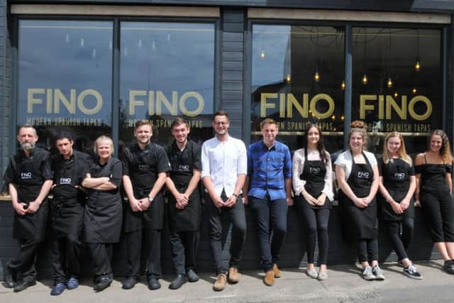 The team at Fino Tapas including owner Mark O'Rourke (centre).