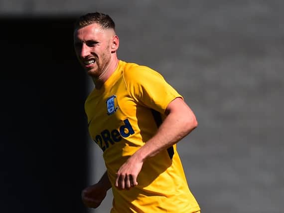 Louis Moult was on target in Preston's win at Oldham