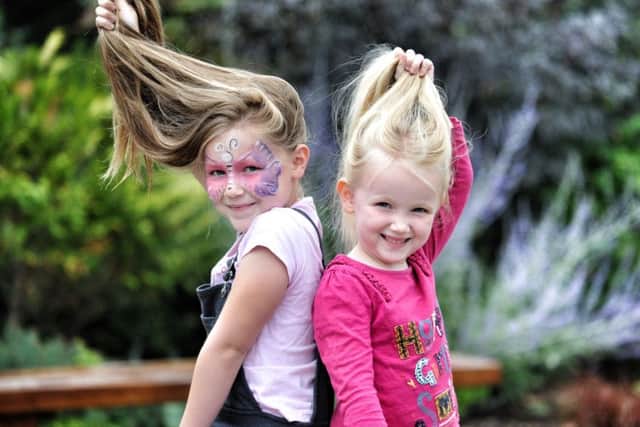 Picture by Julian Brown 21/07/18



Young sisters Emily and Lola Masterman, aged seven and five, are donating their hair to the Little Princess Trust during a special fund-raiser event At The Rose Of Farington, Leyland

NB. Only a couple of pictures as the haircut was the only thing happening