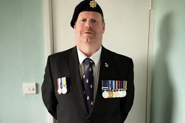 Trevor Riley is the Standard bearer for Mawdesley Royal British Legion for the charity's Great Pilgrimage 90 at Menin Gate in Ypres