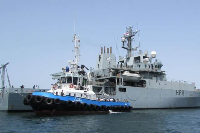 Handout photo issued August 2014 by the Ministry of Defence of HMS Enterprise evacuating Britons from Tripoli, Libya (Photo: MoD/Crown Copyright/PA Wire)