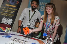 Yunus Mogra and Rachel Bates from North West Ambulance Service