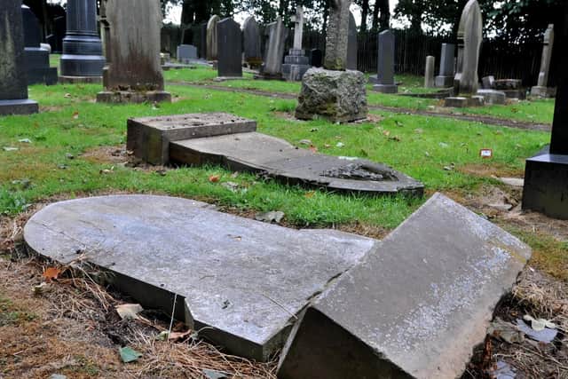 More gravestones laid down