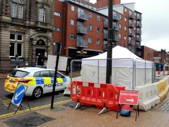 Police were called when the remains were dug up in Church Street in 2016