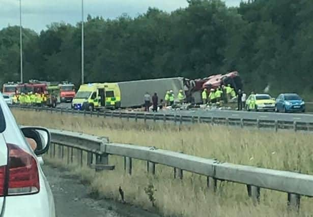 The M6 near Preston. Picture: Stewart Lunt