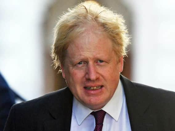 Under pressure: Boris Johnson