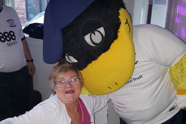 Susan with Deepdale Duck at the official opening of Club 98
