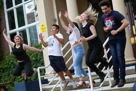 A-Level results day at Cardinal Newman College