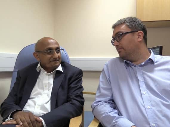 Iain Clark returns to the Royal Preston to thank Dr. Aashish Vyas for listening to him - and putting an end to three years of misery.